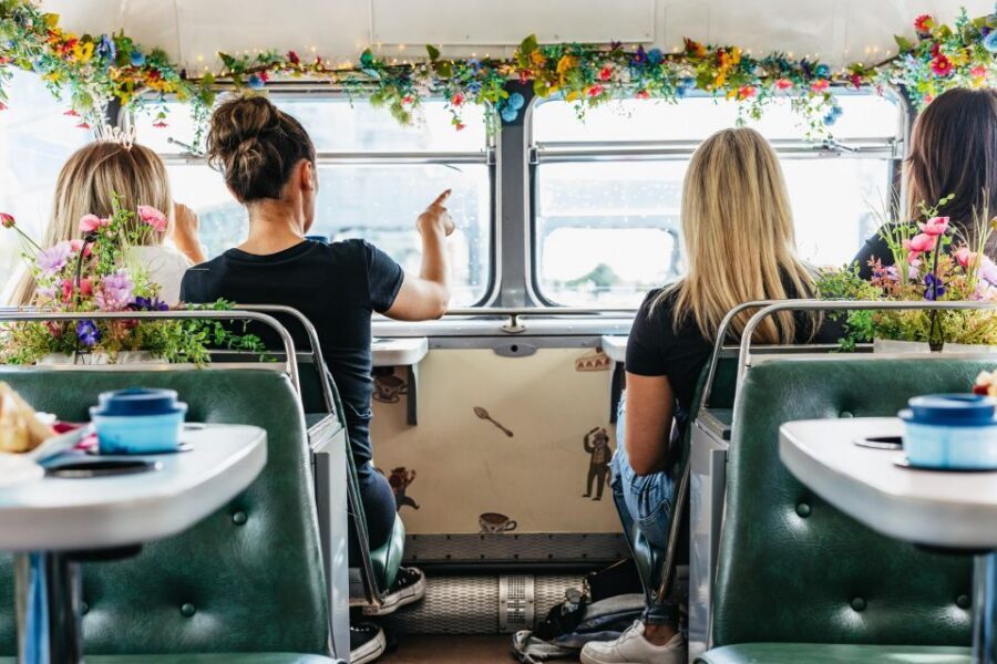 Dublin: Afternoon Tea Vintage Bus Tour - The Hosts and the 1960s Soundtrack