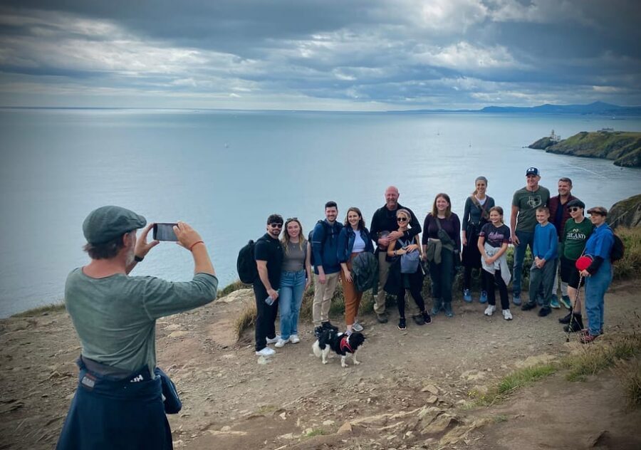 Dublin: Dublin Coastal Hike and Pints & Puppies - Coastal cliffs and Dublin Bay views that make you pause