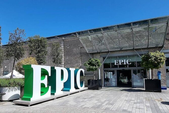 Dublin EPIC Museum Admission Ticket - Entering the CHQ building with your voucher and passport