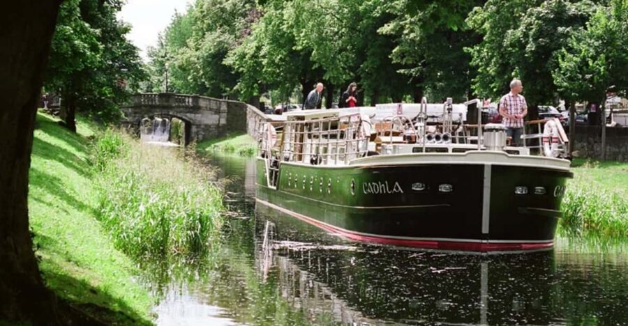 Dublin: Grand Canal Cruise with Dinner - Inside the Dining Saloon: 3 Courses, House Wine, and Real Service