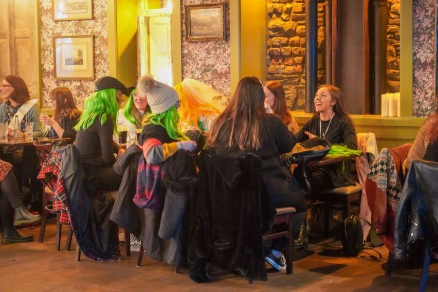 Dublin: Irish Music and Dance Show with Dance Lesson - The first act: your Irish dance lesson (yes, you join)