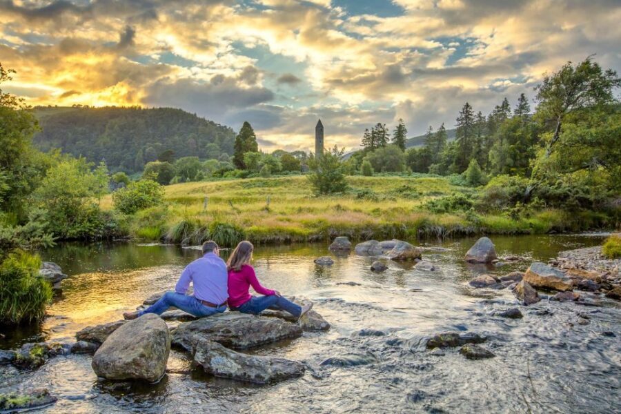 Dublin: Kilkenny, Wicklow & Glendalough Tour & Sheepdog Show - Wicklow Mountains Views and Movie-Spotting on the Drive
