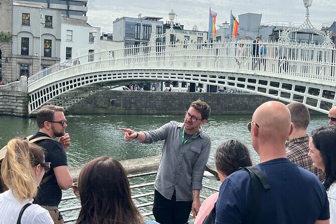 Dublin Mythology and Folklore Tour with Irish Stories and Legends - Grattan Bridge: seahorse lamps, mythic street geometry, and a great photo moment