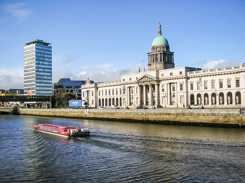 Dublin: River Liffey Sightseeing Cruise - First Views from the River: Finding the Pontoon and Settling In