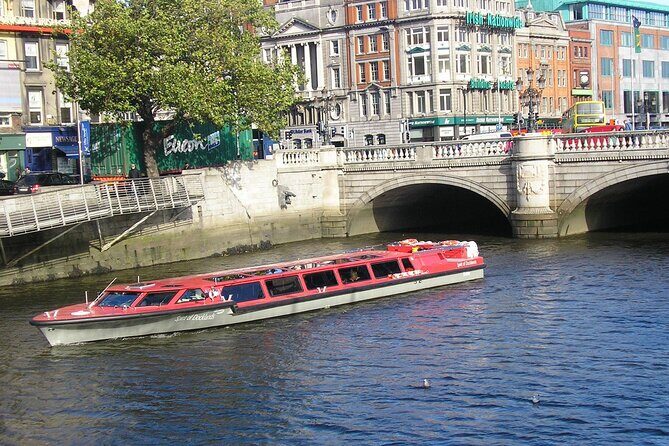 Dublin Sightseeing Cruise on River Liffey with Local Guide - Jeanie Johnston Tall Ship: the first clue that this is more than sightseeing