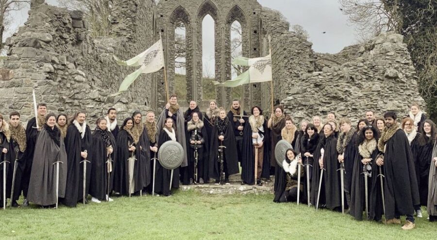 From Dublin: Game of Thrones Winterfell Locations Tour - Inch Abbey Ruins: Robb Becomes King in the North
