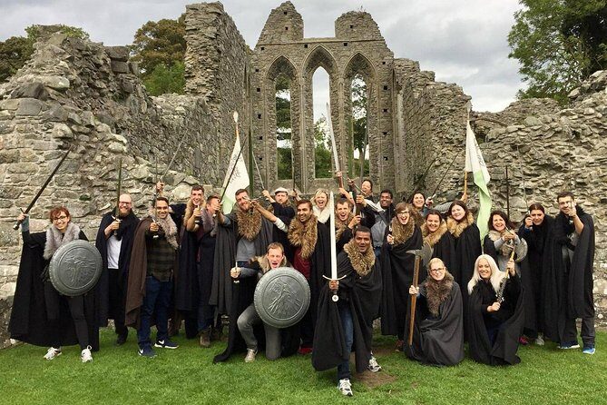 From Dublin: Game of Thrones Winterfell Locations Trek - Inch Abbey photo stop: Robb’s rise in 12th-century stones