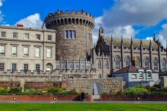 St Patrick's Cathedral, Book of Kells and Dublin Castle Tour - Stop 2: Dublin Castle gardens, towers, and the Viking landing at 795 AD