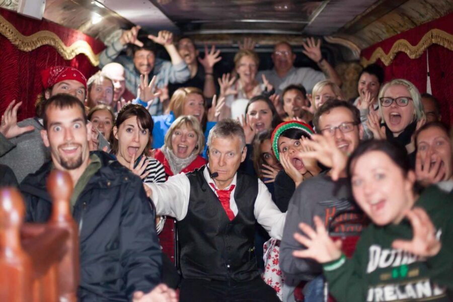 The Dublin Ghostbus Tour - Downstairs at the Hellfire Clubroom and haunted museum