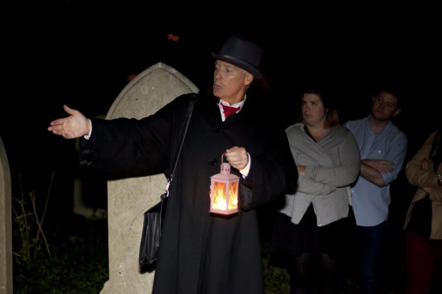 The Dublin Ghostbus Tour - St. Audeon’s Steps: a hidden 12th-century graveyard stop